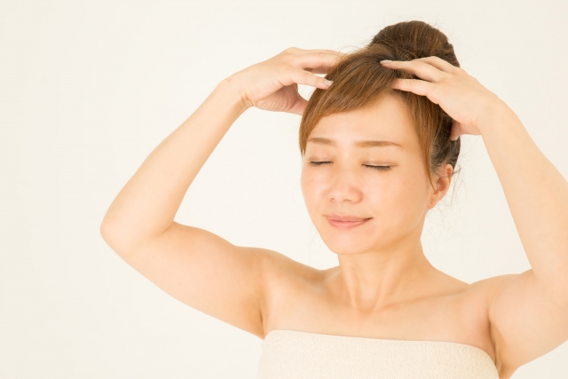 産後抜け毛の対策としての頭皮マッサージ